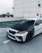 Load image into Gallery viewer, TRE Pre-Preg Dry Carbon Fibre Front Bonnet / Hood, 2x2 Twill Lightweight, OEM-Style, for BMW M2 F87 (2015-2021), 2 Series F22/F23 (2014-2020), 1 Series F20/F21 (2011-2019)
