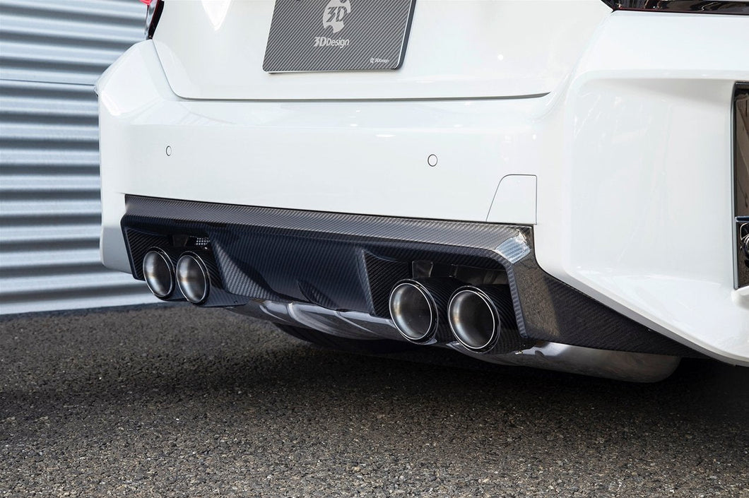 BMW M2 G87 Carbon Fibre Rear Diffuser by 3D Design (2023+)