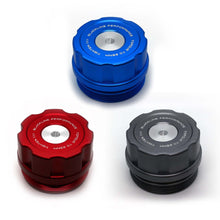 Load image into Gallery viewer, Goldenwrench BLACKLINE Red Billet Aluminium Oil Filter Housing Cap for BMW M2/M2 Competition, M3, M4 F8X (F80 F82 F83 F87) S55/N55 &amp; Most N Series Engines – Direct Replacement for OE 11427525334
