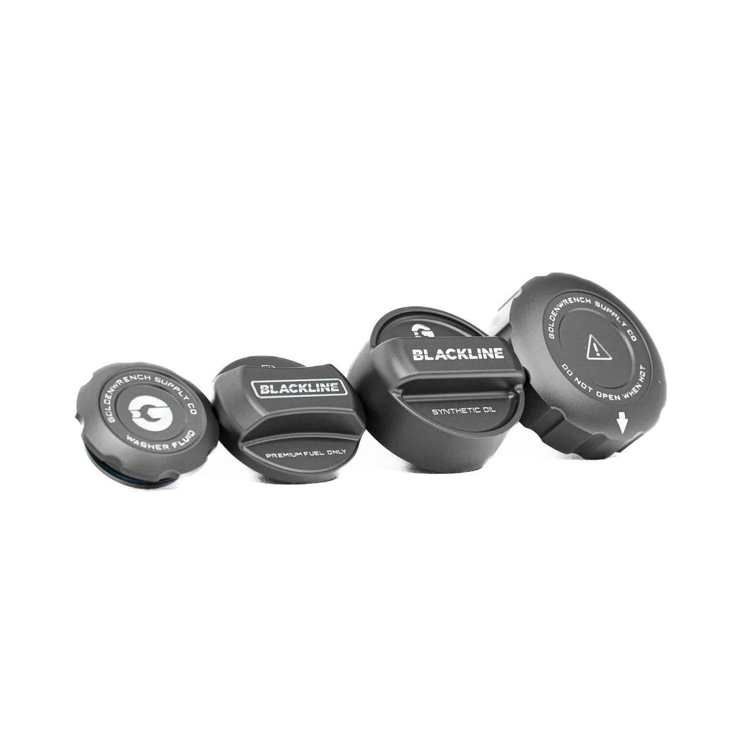 BMW M3 E92, M135i F20, M235i F22 & M2 F87 Engine & Fuel Cap Set by Goldenwrench