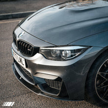 Load image into Gallery viewer, BMW M3 F80 &amp; M4 F82 Pre-Preg Carbon Fibre Front Bumper Inserts by TRE (2014-2020)
