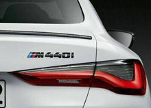 Load image into Gallery viewer, BMW M440i Genuine M Performance Black High Gloss Rear Model Badge

