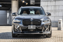 Load image into Gallery viewer, BMW X3 LCI G01 Carbon Fibre Front Splitter by 3D Design (2021+)
