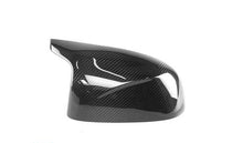 Load image into Gallery viewer, Carbon Fibre Wing Mirror Covers/Caps for BMW X3M F97, X4M F98, X5M F95, X6M F96 (2019+) - Pre-Preg Dry Carbon 2x2 Twill, OEM Fit - by TRE
