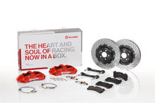 Load image into Gallery viewer, Brembo GT 6-Piston Front Big Brake Kit, 365mm 2-Piece Drilled Discs &amp; Monoblock Calipers - BMW E90 E92 E93 M3 | Brake Conversion (1N1.8505A)

