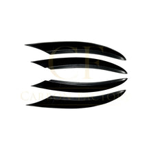 Load image into Gallery viewer, Gloss Black Front Side Grille Trims for Mercedes Benz W205 C Class 19-21
