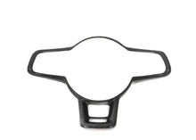 Load image into Gallery viewer, ECS Tuning Steering Wheel Hub Overlay - Black Carbon Fibre - MK5 Polo
