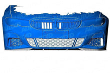 Load image into Gallery viewer, AUTOID Carbon Fibre Competition Front Splitter / Lip Spoiler for BMW 3 Series G20 G21 Pre-LCI (2019-2022) M Sport &amp; M340i - CFRP 2x2 Weave, 3-Piece
