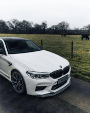 Load image into Gallery viewer, Carbon Fibre Front Splitter / Front Lip Spoiler for BMW M5 F90 (2017-2020, Pre LCI &amp; M5 Competition) – One-Piece CFRP 2x2 Twill
