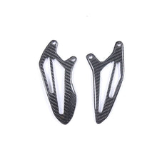 Load image into Gallery viewer, Pre-preg Carbon Fibre Rear Heel Plates for Yamaha R7 2022-Present
