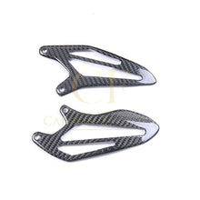 Load image into Gallery viewer, Pre-preg Carbon Fibre Rear Heel Plates for Yamaha R7 2022-Present

