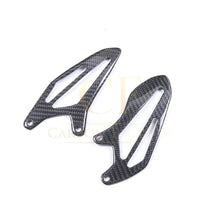 Load image into Gallery viewer, Pre-preg Carbon Fibre Rear Heel Plates for Yamaha R7 2022-Present

