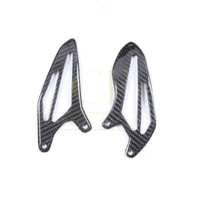 Load image into Gallery viewer, Pre-preg Carbon Fibre Rear Heel Plates for Yamaha R7 2022-Present
