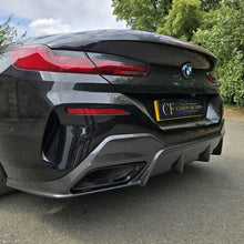Load image into Gallery viewer, 3D Style Carbon Fibre Rear Diffuser for BMW G14 G15 8 Series 18-Present
