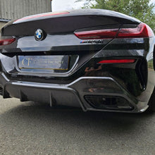 Load image into Gallery viewer, 3D Style Carbon Fibre Rear Diffuser for BMW G14 G15 8 Series 18-Present
