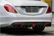 Load image into Gallery viewer, Brabus Style Carbon Fibre Rear Diffuser for Mercedes Benz W222 S Class Saloon 14-17
