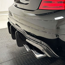 Load image into Gallery viewer, Carbon Fibre Big Fin Rear Diffuser for Mercedes Benz W204 C63 and C Class Facelift 12-14
