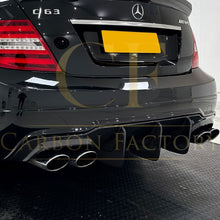 Load image into Gallery viewer, Carbon Fibre Big Fin Rear Diffuser for Mercedes Benz W204 C63 and C Class Facelift 12-14
