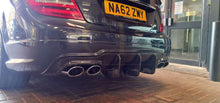 Load image into Gallery viewer, Carbon Fibre Big Fin Rear Diffuser for Mercedes Benz W204 C63 and C Class Facelift 12-14

