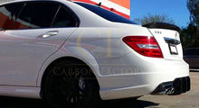 Load image into Gallery viewer, Carbon Fibre Big Fin Rear Diffuser for Mercedes Benz W204 C63 and C Class Facelift 12-14
