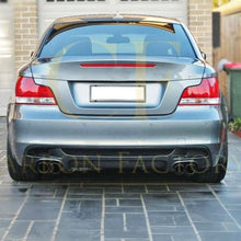 Load image into Gallery viewer, Carbon Fibre Quad Exhaust Rear Diffuser for BMW E82 E88 1 Series 04-13
