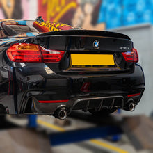 Load image into Gallery viewer, Carbon Fibre Rear Diffuser Dual Exhaust for BMW F32 F33 F36 4 Series 14-20

