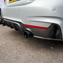 Load image into Gallery viewer, Carbon Fibre Rear Diffuser Dual Exhaust for BMW F32 F33 F36 4 Series 14-20
