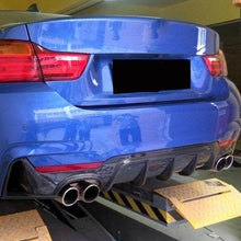 Load image into Gallery viewer, Carbon Fibre Rear Diffuser Quad Exhaust for BMW F32 F33 F36 4 Series 14-20
