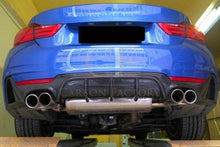Load image into Gallery viewer, Carbon Fibre Rear Diffuser Quad Exhaust for BMW F32 F33 F36 4 Series 14-20

