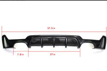 Load image into Gallery viewer, Carbon Fibre Rear Diffuser Quad Exhaust for BMW F32 F33 F36 4 Series 14-20
