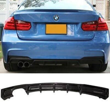 Load image into Gallery viewer, Carbon Fibre Rear Diffuser Twin Exhaust for BMW F30 F31 3 Series 12-19
