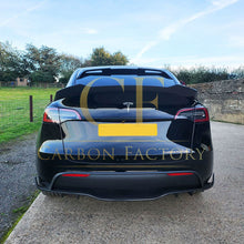 Load image into Gallery viewer, CS Style Carbon Fibre Rear Diffuser for Tesla Model Y 19-24
