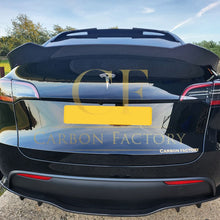 Load image into Gallery viewer, CS Style Carbon Fibre Rear Diffuser for Tesla Model Y 19-24
