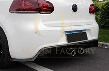 Load image into Gallery viewer, EXO Style Carbon Fibre Rear Diffuser for VW Golf MK6 R20 08-13
