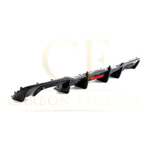 Load image into Gallery viewer, LED Carbon Fibre Rear Diffuser for Audi A3 S Line Hatchback S3 17-19
