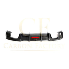 Load image into Gallery viewer, LED Carbon Fibre Rear Diffuser for Audi A3 S Line Hatchback S3 17-19
