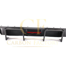Load image into Gallery viewer, LED Style Carbon Fibre Rear Diffuser for Audi S4 A4 S Line B8 08-12
