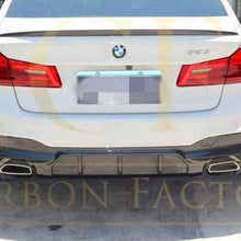 Load image into Gallery viewer, M5 Style Carbon Fibre Rear Diffuser for BMW G30 G31 5 Series M Sport 17-23
