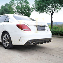 Load image into Gallery viewer, OEM Style Carbon Fibre Rear Diffuser for Mercedes W205 C43 &amp; C Class Saloon 15-19
