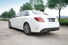 Load image into Gallery viewer, OEM Style Carbon Fibre Rear Diffuser for Mercedes W205 C43 &amp; C Class Saloon 15-19

