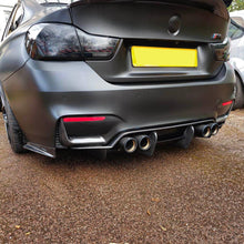 Load image into Gallery viewer, PSM Style Carbon Fibre Rear Diffuser for BMW F80 M3 F82 F83 M4 14-20
