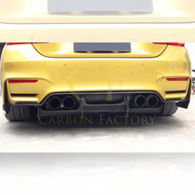 Load image into Gallery viewer, PSM Style Carbon Fibre Rear Diffuser for BMW F80 M3 F82 F83 M4 14-20
