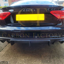 Load image into Gallery viewer, RS Style Carbon Fibre Rear Diffuser for Audi B8.5 S5 &amp; A5 S Line 11-16
