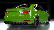 Load image into Gallery viewer, V Style Carbon Fibre Rear Diffuser for Audi 8V RS3 Saloon 17-20
