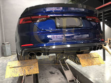 Load image into Gallery viewer, V Style Carbon Fibre Rear Diffuser for Audi B9 A5 S Line &amp; S5 17-19
