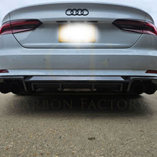 Load image into Gallery viewer, V Style Carbon Fibre Rear Diffuser for Audi B9 A5 S Line &amp; S5 17-19
