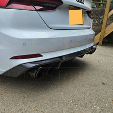Load image into Gallery viewer, V Style Carbon Fibre Rear Diffuser for Audi B9 A5 S Line &amp; S5 17-19
