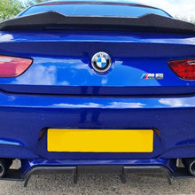 Load image into Gallery viewer, V Style Carbon Fibre Rear Diffuser for BMW F06 F12 F13 M6 11-18
