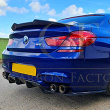 Load image into Gallery viewer, V Style Carbon Fibre Rear Diffuser for BMW F06 F12 F13 M6 11-18
