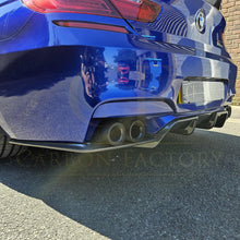 Load image into Gallery viewer, V Style Carbon Fibre Rear Diffuser for BMW F06 F12 F13 M6 11-18
